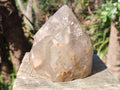 Natural Large Smokey Angolan Quartz Crystal with Polished Terminations x 1 From Angola