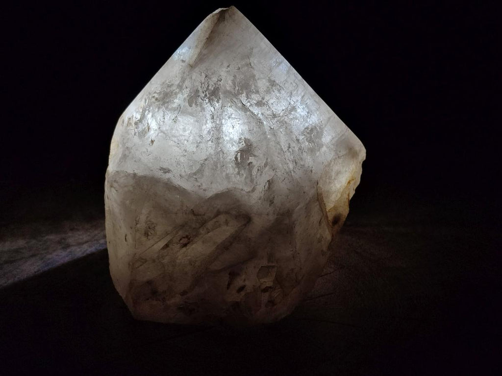 Natural Large Smokey Angolan Quartz Crystal with Polished Terminations x 1 From Angola