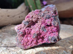 Natural Salrose Cobaltoan Dolomite Specimens with Malachite and Kaolinite x 6 From Kakanda, Congo