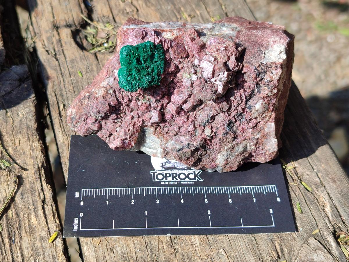 Natural Salrose Cobaltoan Dolomite Specimens with Malachite and Kaolinite x 6 From Kakanda, Congo