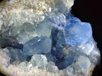 Natural Blue Celestite Specimens x 2 From Sakoany, Madagascar