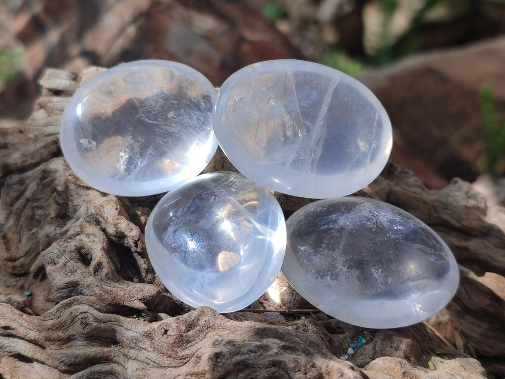 Polished Girasol Pearl Quartz Jewellery Size Free Forms x 35 From Ambatondrazaka, Madagascar
