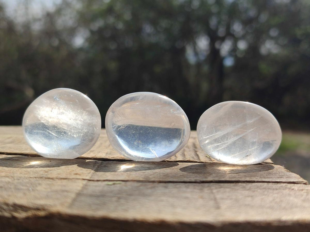 Polished Girasol Pearl Quartz Jewellery Size Free Forms x 35 From Ambatondrazaka, Madagascar
