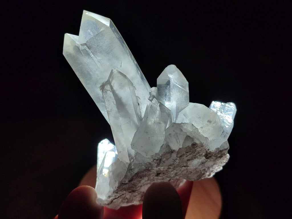 Natural Malagasy Quartz Clusters x 24 From Madagascar