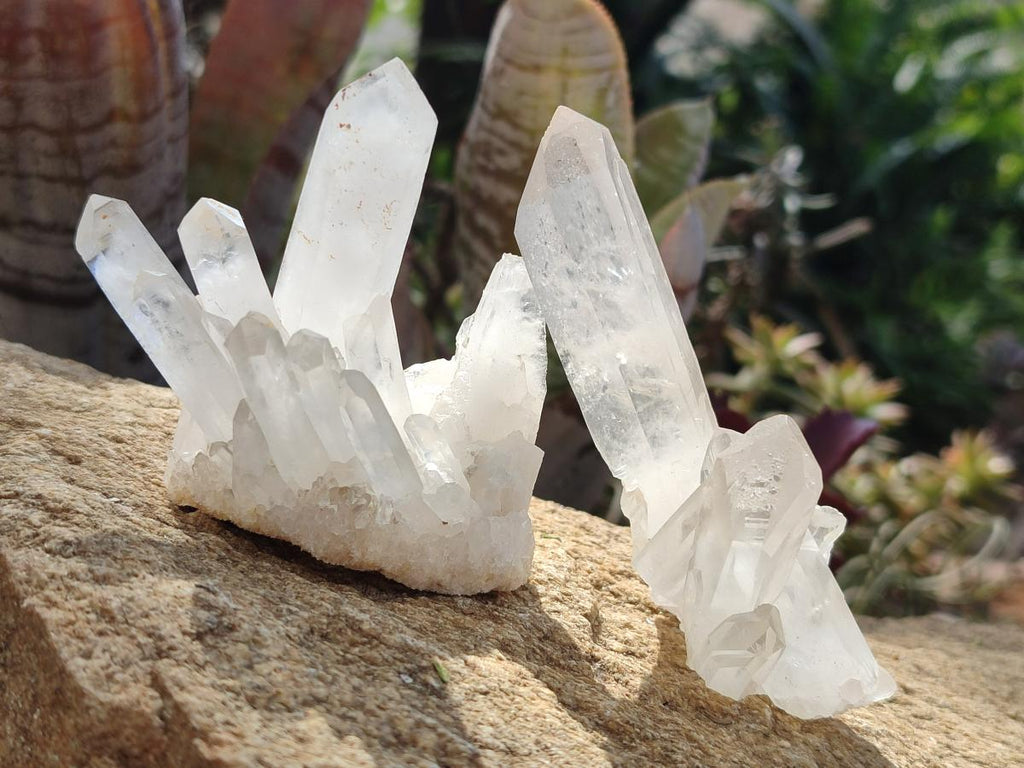 Natural Malagasy Quartz Clusters x 24 From Madagascar