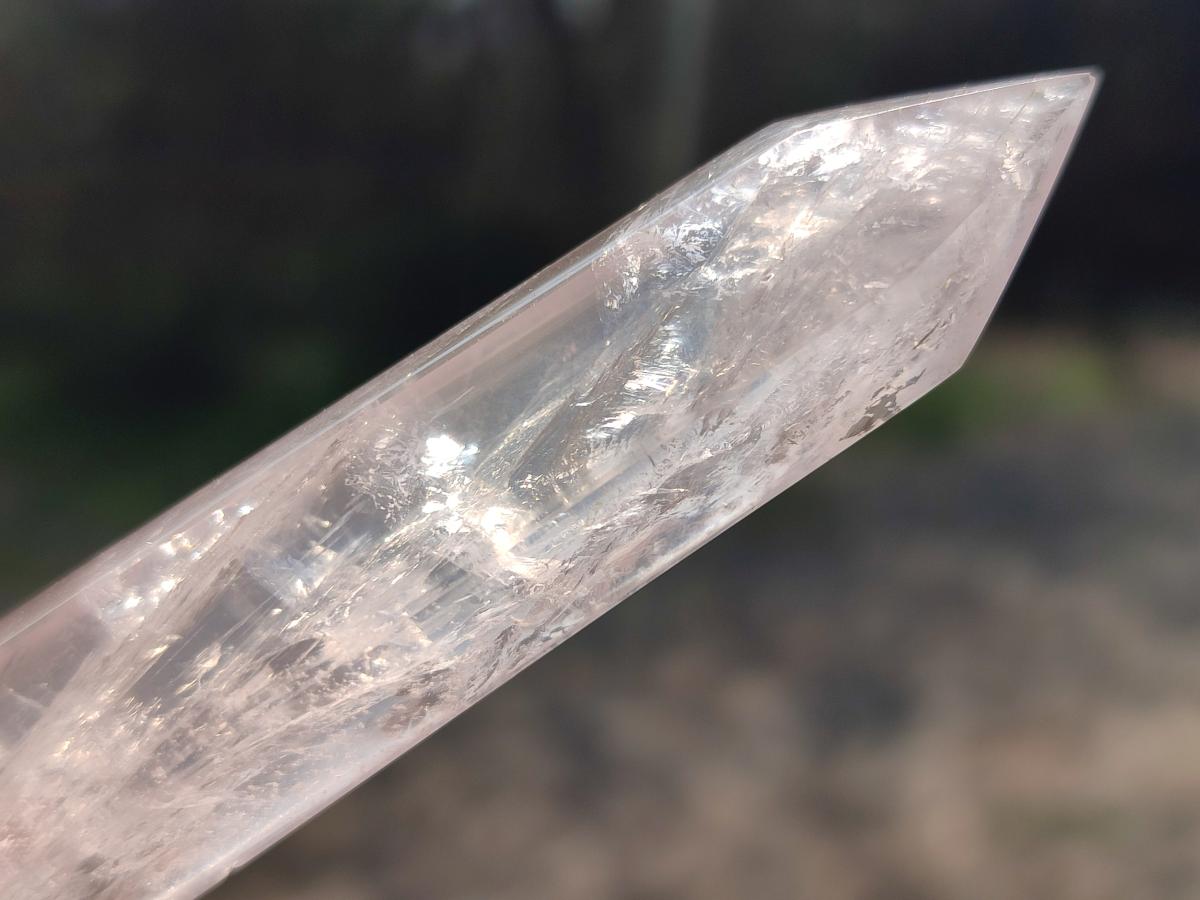 Polished Gemmy Rose Quartz Crystals x 12 From Madagascar