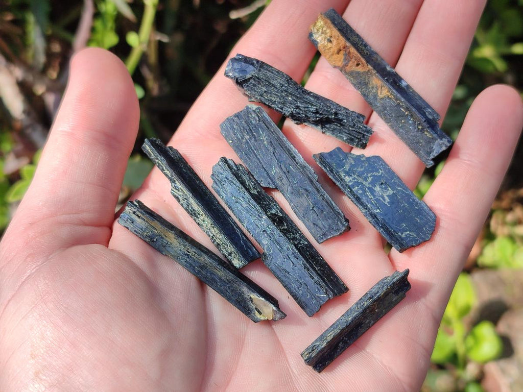 Natural Schorl Black Tourmaline Crystal Specimens x 88 From Erongo, Namibia