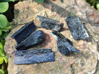 Natural Schorl Black Tourmaline Crystal Specimens x 88 From Erongo, Namibia