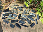 Natural Schorl Black Tourmaline Crystal Specimens x 88 From Erongo, Namibia