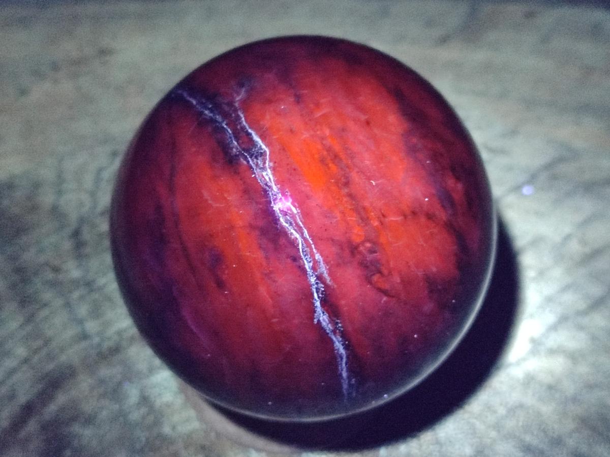 Polished Sodalite Spheres x 2 From Kunene River, Namibia