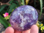 Polished Lepidolite Galets x 12 From Ambatondrazaka, Madagascar