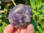 Polished Lepidolite Galets x 12 From Ambatondrazaka, Madagascar