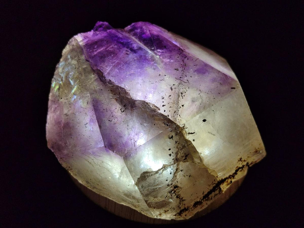 Natural Dark Purple Jacaranda Amethyst Single Crystals x 12 From Mumbwa, Zambia