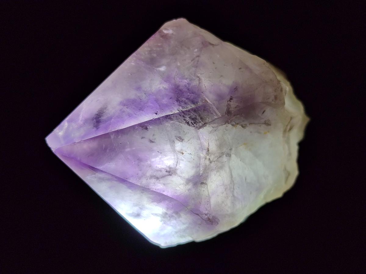Natural Dark Purple Jacaranda Amethyst Single Crystals x 12 From Mumbwa, Zambia