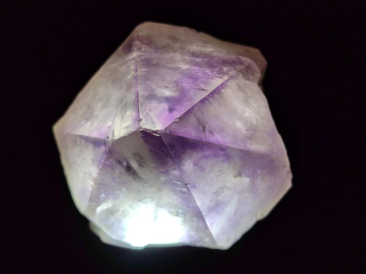 Natural Dark Purple Jacaranda Amethyst Single Crystals x 12 From Mumbwa, Zambia