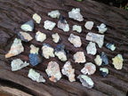 Natural Rare Hyalite Opal Specimens with Associated Minerals x 70 From Namibia
