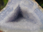 Natural Blue Lace Agate Geode Specimens x 2 From Nsanje, Malawi
