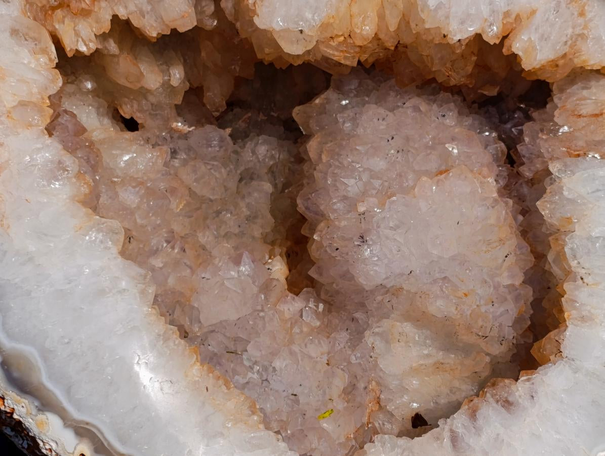Polished and Natural XL Banded Agate with Crystalline Geode x 1 From Maintirano, Madagascar