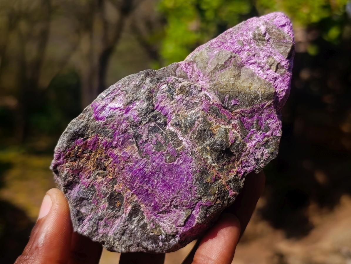 Natural Cobbed Stichtite Specimens x 12 From Barberton, South Africa