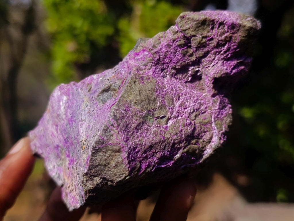 Natural Cobbed Stichtite Specimens x 12 From Barberton, South Africa