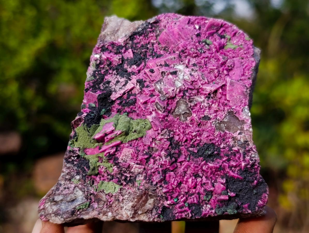 Natural Salrose Cobaltoan Dolomite Specimens x 4 From Kakanda, Congo