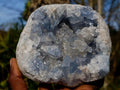 Natural Blue Celestite Specimens x 2 From Sakoany, Madagascar