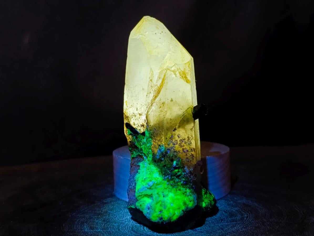 Natural Smokey Quartz Crystals with Associated Minerals x 6 From Erongo, Namibia