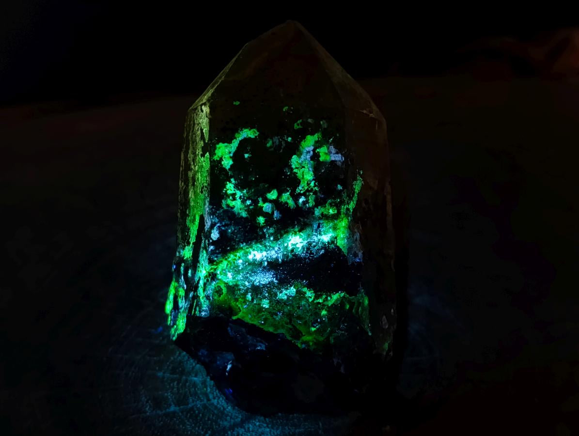 Natural Smokey Quartz Crystals with Associated Minerals x 6 From Erongo, Namibia