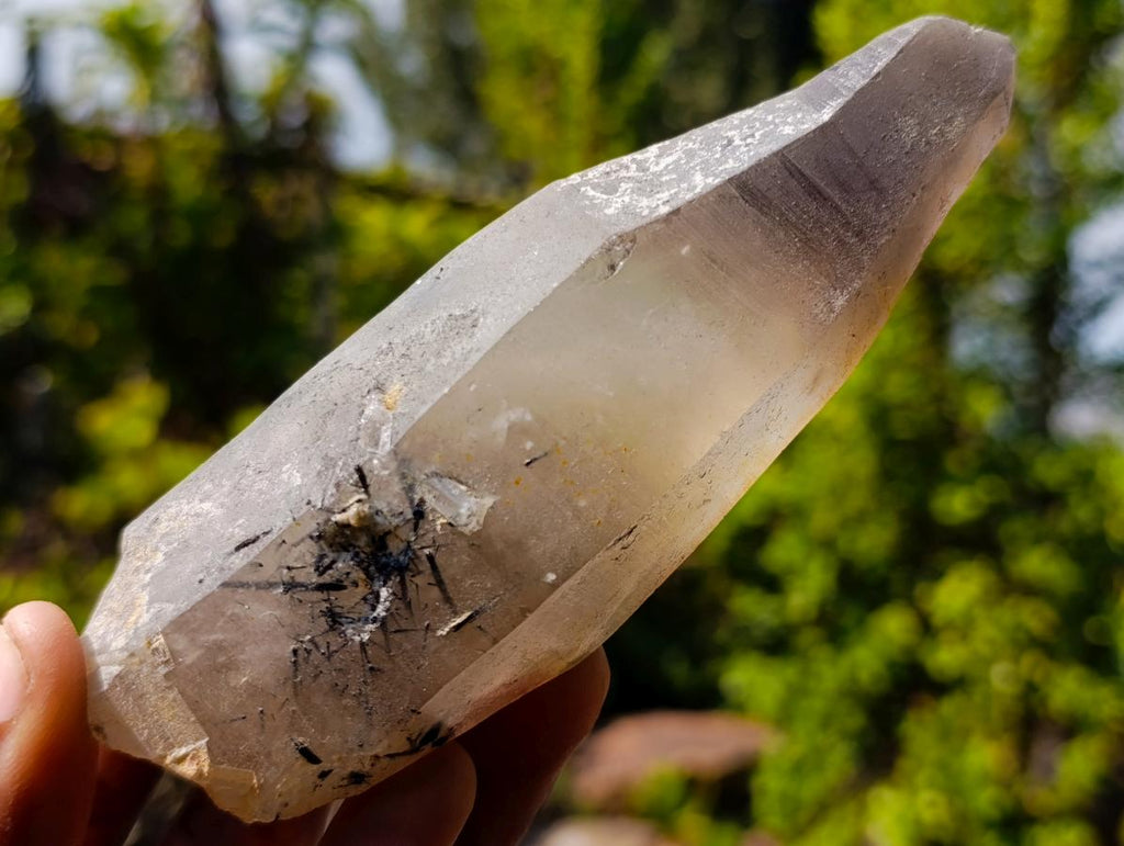 Natural Smokey Quartz Crystals with Associated Minerals x 6 From Erongo, Namibia