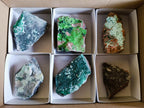 Natural Mix of Mineral Specimens x 6 From Congo