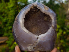 Polished and Natural Agate Amethyst Geodes and Standing Display Pieces x 6 From Maintirano, Madagascar