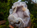Polished and Natural Agate Amethyst Geodes and Standing Display Pieces x 6 From Maintirano, Madagascar