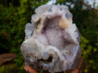 Polished and Natural Agate Amethyst Geodes and Standing Display Pieces x 6 From Maintirano, Madagascar