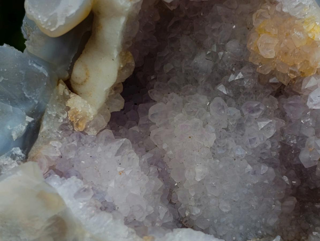Polished and Natural Agate Amethyst Geodes and Standing Display Pieces x 6 From Maintirano, Madagascar
