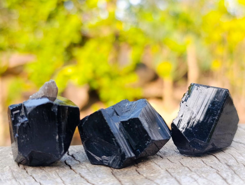 Natural Schorl Black Tourmaline Crystals x 35 From Erongo, Namibia
