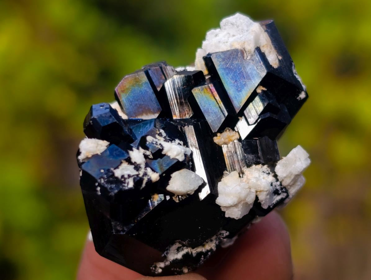 Natural Schorl Black Tourmaline Crystals x 35 From Erongo, Namibia