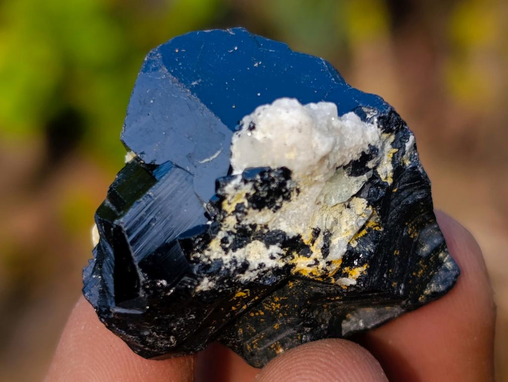 Natural Schorl Black Tourmaline Crystals x 35 From Erongo, Namibia