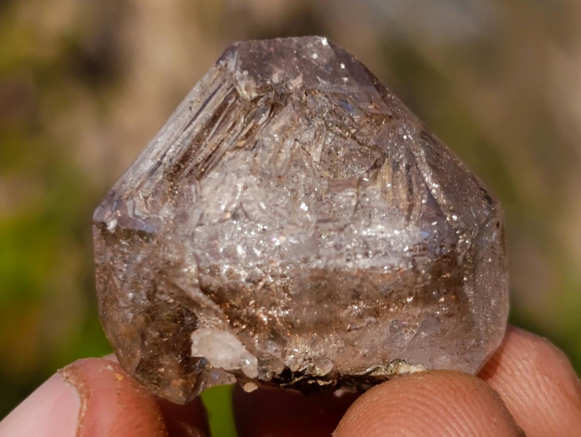 Natural Small Smokey Quartz Crystals x 35 From Brandberg, Namibia