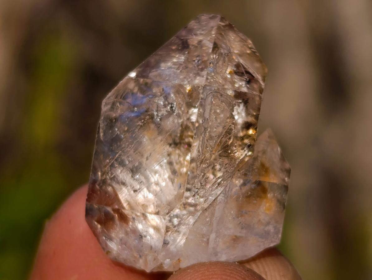 Natural Small Smokey Quartz Crystals x 35 From Brandberg, Namibia