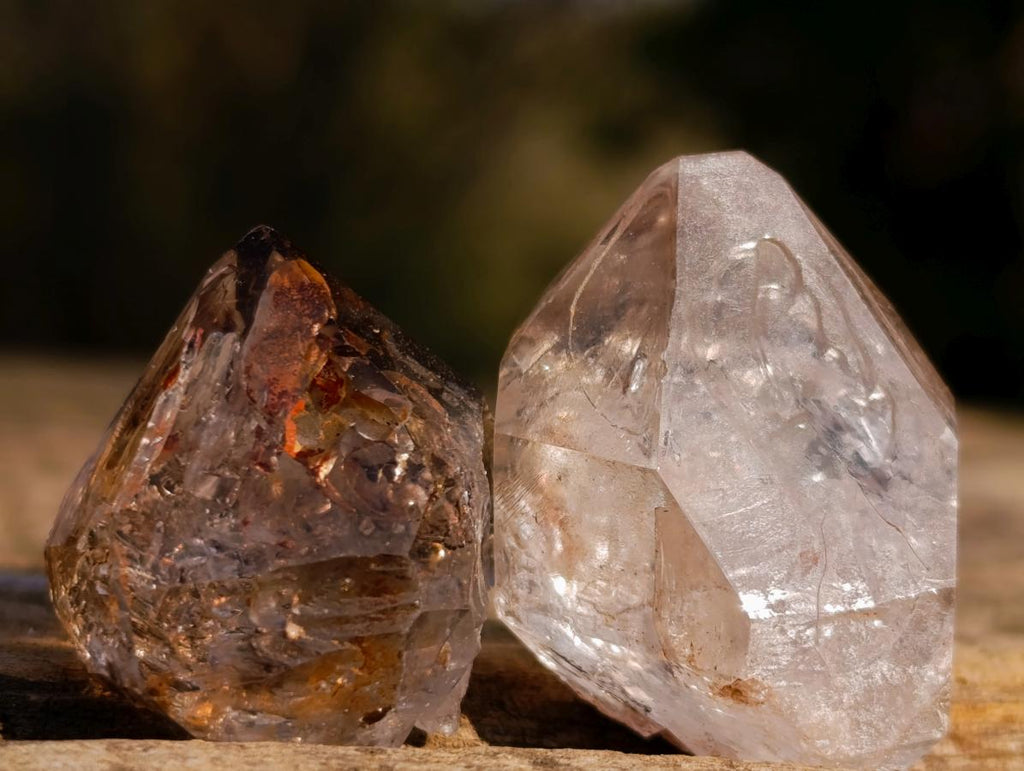 Natural Small Smokey Quartz Crystals x 35 From Brandberg, Namibia