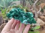 Natural Rare Malachite Pseudomorph Specimens with Associated Minerals x 2 From Kolwezi, Congo