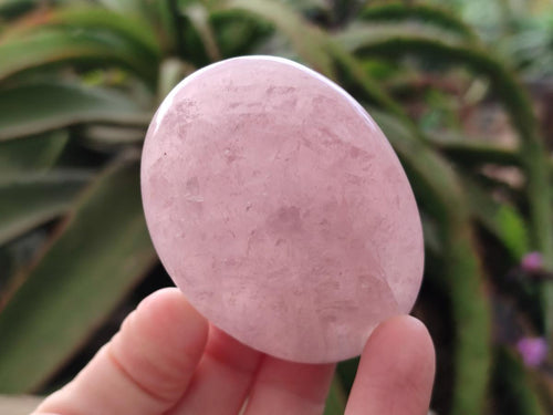 Polished Gemmy Rose Quartz Galets x 12 From Madagascar