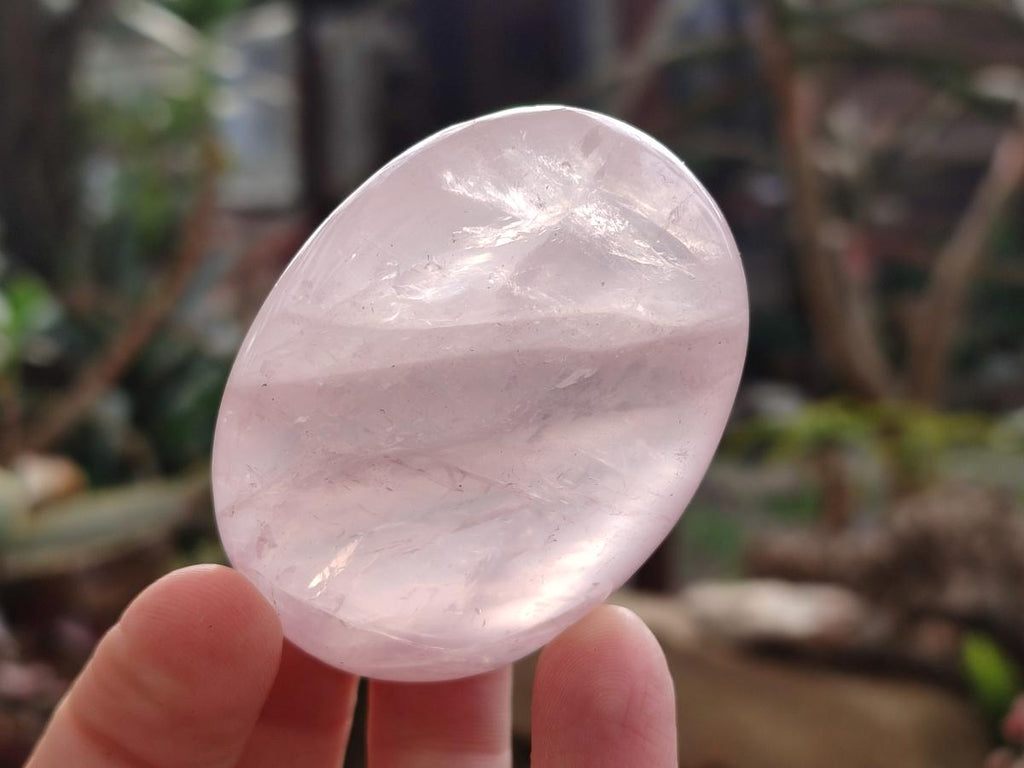 Polished Gemmy Rose Quartz Galets x 12 From Madagascar