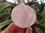 Polished Gemmy Rose Quartz Galets x 12 From Madagascar