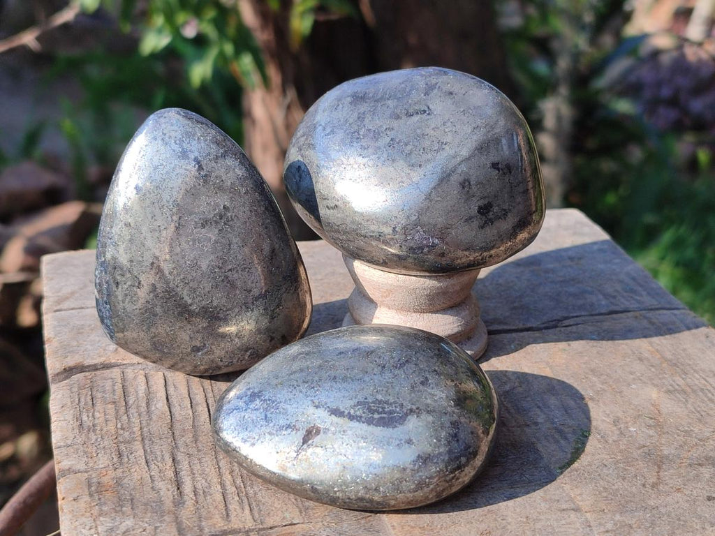 Polished Basalt Pharaoh Stone Free Forms x 6 From Iron Duke Mine, Zimbabwe