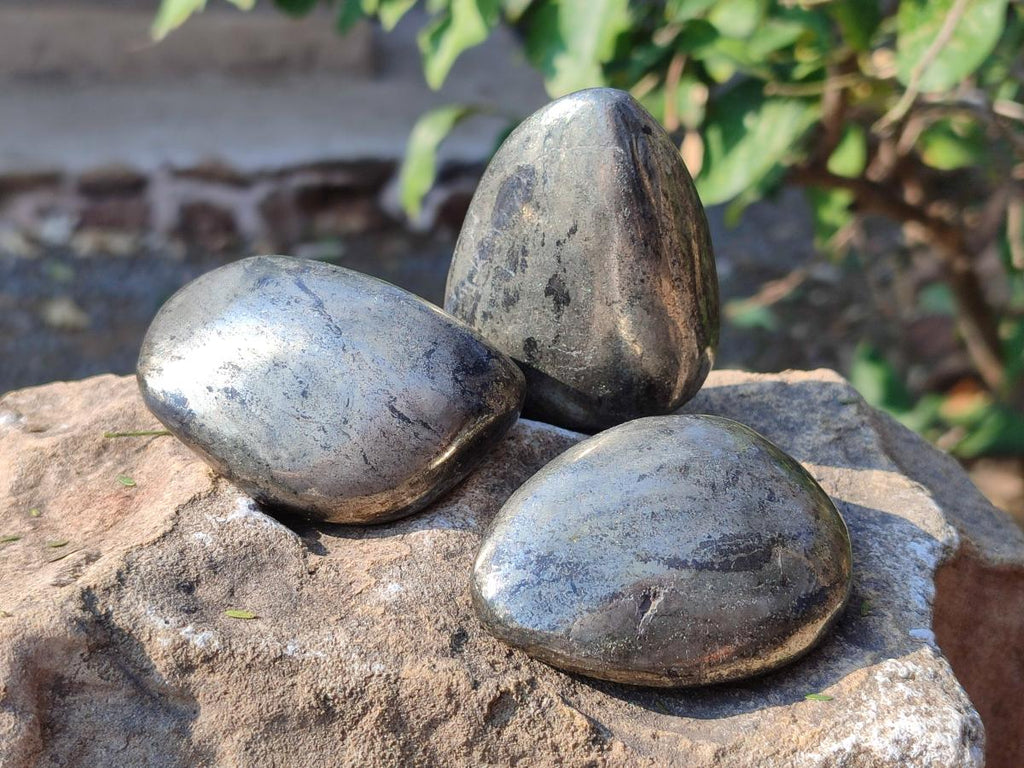 Polished Basalt Pharaoh Stone Free Forms x 6 From Iron Duke Mine, Zimbabwe