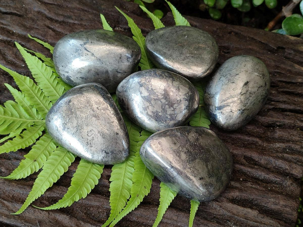 Polished Basalt Pharaoh Stone Free Forms x 6 From Iron Duke Mine, Zimbabwe