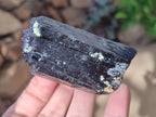 Natural Schorl Black Tourmaline Specimens x 6 From Erongo, Namibia