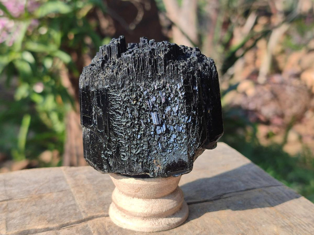 Natural Schorl Black Tourmaline Specimens x 6 From Erongo, Namibia