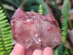 Natural Red Hematoid Quartz Crystals and Clusters x 12 From Karoi, Zimbabwe